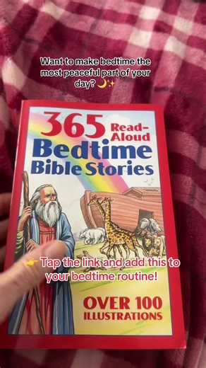 Want to make bedtime the most peaceful part of your day? 🌙✨ Bring peace, love, and faith into your child’s bedtime routine with 365 Read-Aloud Bedtime Bible Stories. Each story is short, meaningful, and written for easy reading aloud—helping kids learn timeless lessons from Scripture while ending their day calm and inspired. Perfect for families who want to grow in faith together, one story at a time. \t•\t365 short, easy-to-understand Bible stories for nightly reading \t•\tBeautifully written 