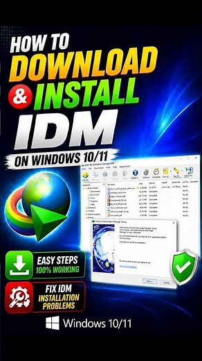 Install IDM on Windows 10/11 🚀 | Fix IDM Errors