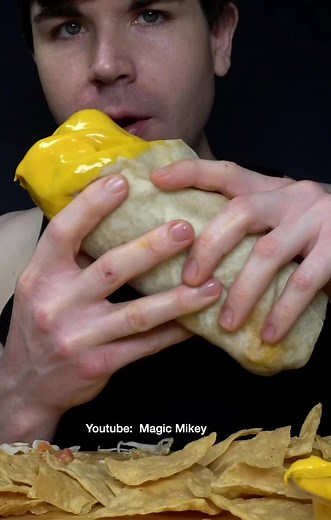Eating Giant Burrito W Cheese Chips & Cheesy Carne Asada Fries from Del Taco🔥 #eating #mukbang #asmr #burrito #foodtiktok #cheese #tiktok #food #yummy #delicious #fyp