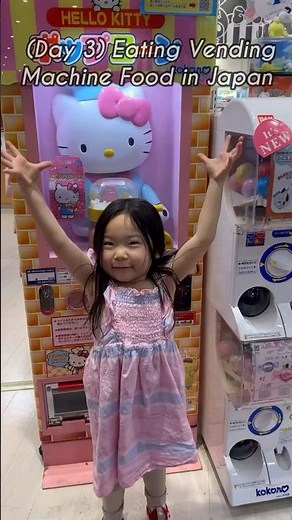 We found a Hello Kitty Popcorn Vending Machine in Japan!