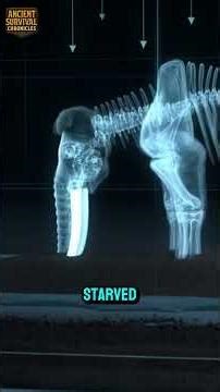 How Gravity Killed The Woolly Mammoth #mammoth #iceage #hunting #archaeology #shorts