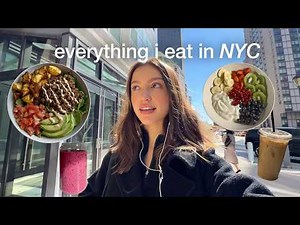 what i eat as a busy girl living in nyc | healthy & easy meals