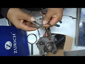 Conexión switch limpiaparabrisas universal