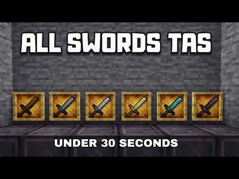 ALL SWORDS UNDER 30 Seconds Speedrun [TAS]🤯