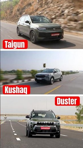 Best driver’s SUV? | Taigun vs Kushaq vs Duster | autoX