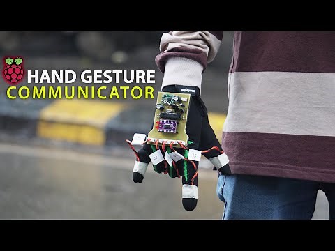 Hand Gesture Communicator For the Mute using Inertial Sensors | Raspberry Pi Projects