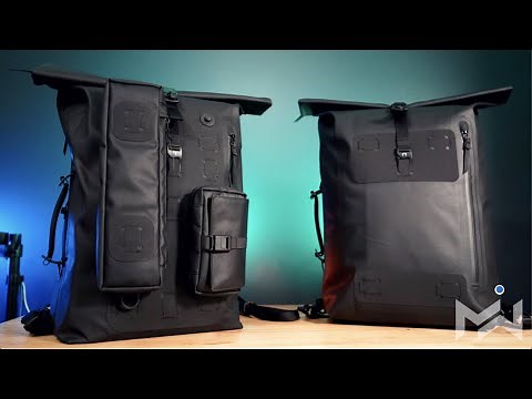ADVANCED Waterproof Technical Rolltop Backpack - Black Ember WPRT Modular & Minimal Review