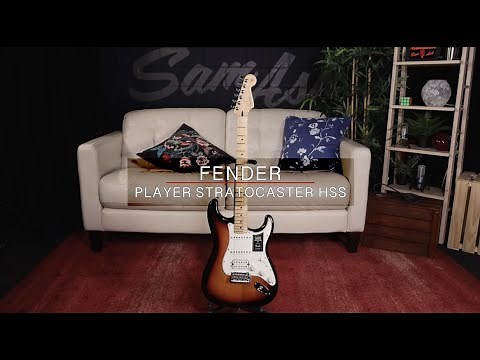 Fender Player Stratocaster HSS Electric Guitar Demo
