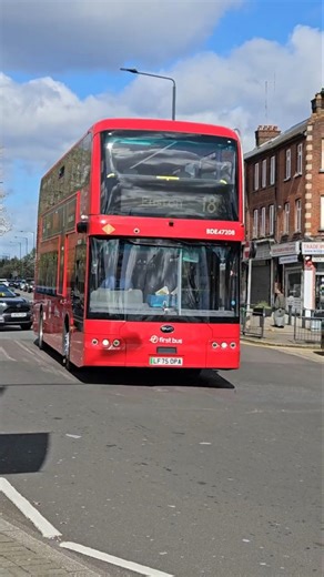 TFL Bus Route 18 operating using new BYD Electric Double Deckers