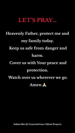 Powerful Prayer for Protection and Safety 🙏