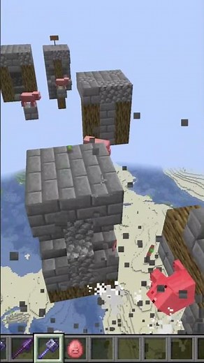 Baby Pig Parkour #minecraftparkour #shorts