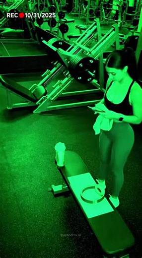 I’m canceling my membership immediately. 💀👀 #horror #scary #gymhorror #cctv #poltergeist #paranormal #fyp