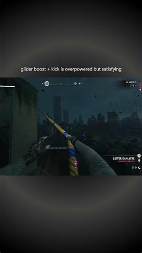 escaping the chase with glider boost + kick
