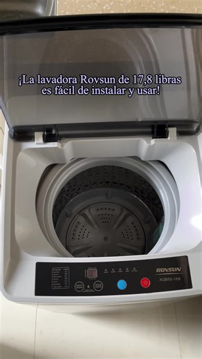 Lavadora ROVSUN: Instalación Sencilla y Automática