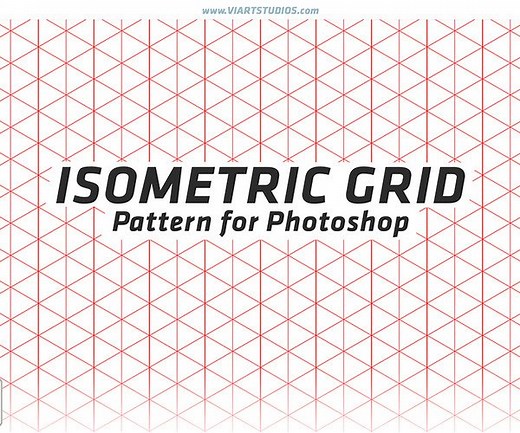 ArtStation - Isometric Grid - Pattern for Photoshop | Artworks