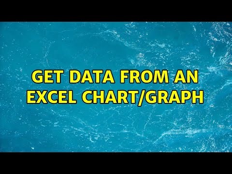 Get data from an excel chart/graph