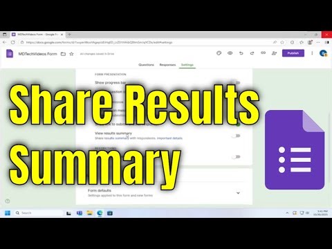 How To Share Results Summary With Respondents on Google Form [Guide]