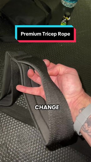 Heavy-duty tricep rope for the gym 💪 Not just for triceps — perfect for face pulls, cable exercises, and upper body workouts Durable design for all your strength training needs #gyequipment #strengthtraining #fitnesstools #dealdrop #tiktokmademebuyit