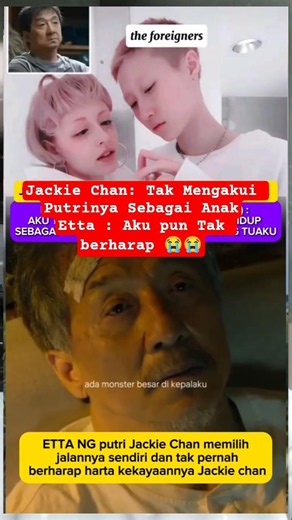 Jackie Chan Tak Mengakui Putrinya Sebagai Anak. Etta : Aku Pun Tak Berharap‼️#jackiechan