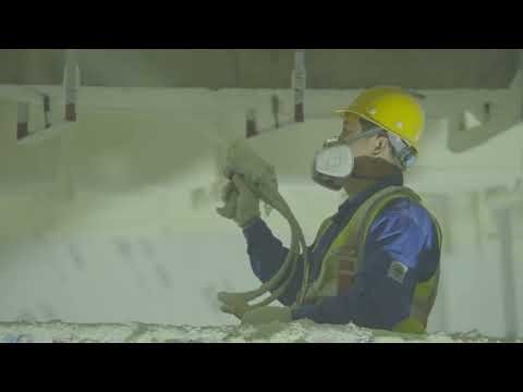 PU Spraying - Cold Storage Roof Insulation