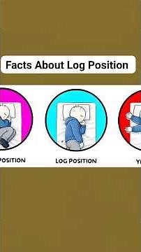 SIDE SLEEPING LOG POSITION#knowledge #animation #shorts