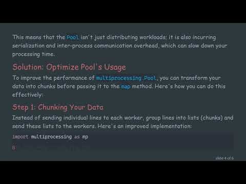 Improving Multiprocessing Pool Performance: Optimize Your Parallel Processing!