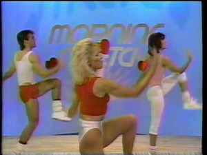 Morning Stretch in 1991 - Lisa Rinna, Joanie Greggains & Chet Vienne