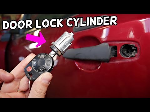 DOOR LOCK CYLINDER REMOVAL REPLACEMENT FORD EDGE LINCOLN MKX