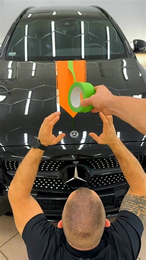 Logo Vibe on Instagram: "Safe Hood Stripe Cutting: Mercedes E-Class Precision 🛡️🏁 Installing hood stripes on the Mercedes E-Class using safe vinyl cutting techniques protects the paint while ensuring perfect symmetry. Precision separates premium styling from mistakes. Luxury deserves careful execution. Would you cut vinyl on paint yourself? 👀 #MercedesEClass #HoodStripes #SafeVinylCutting #LuxuryCarMods #CarStyling"