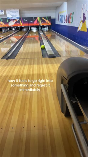 The Regret of Immediate Decisions: A Bowling Experience