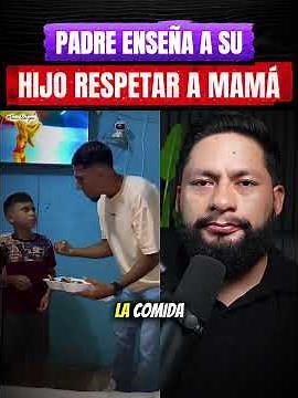 Father teaches his son to respect his mother #shorts #shortvideo