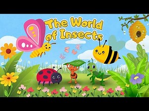 The World of Insects Tiny Wonders All Around Us | English Educational Stories