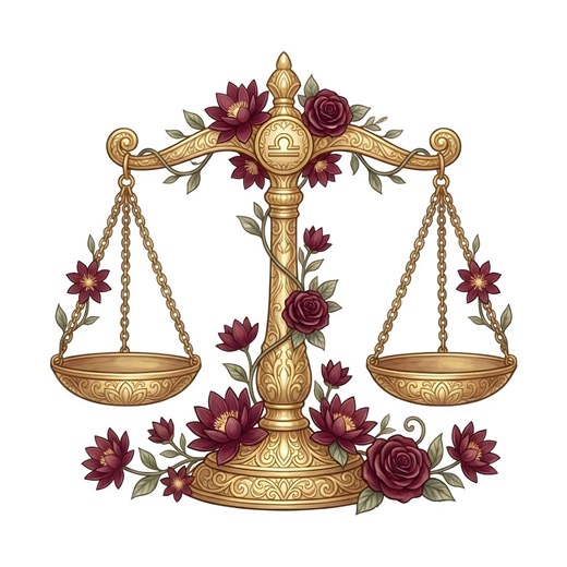 Libra Zodiac Sign Transparent PNG Digital Download Floral Libra Clipart Gold Zodiac Artwork Astrology Design Sublimation PNG - Etsy