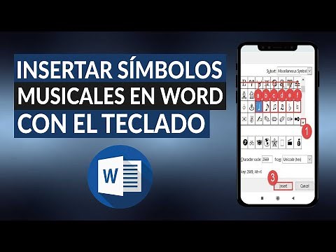 Cómo escribir o insertar símbolos musicales en WORD con el teclado