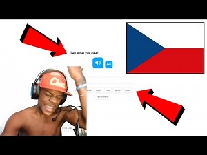 IShowSpeed trying Czech language on duolingo