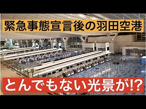 緊急事態宣言後の羽田空港の様子~HANEDA Airport in JAPAN