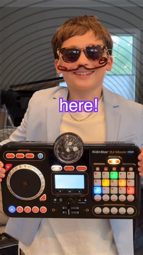 Miles Bonham on Instagram: "DJ Mustachio saves the day with the VTech Kidi Star DJ Mixer from @VTechToys! #VTech #VTpartner #ItsMoreThanAToy To find one, check the link in our bio!"