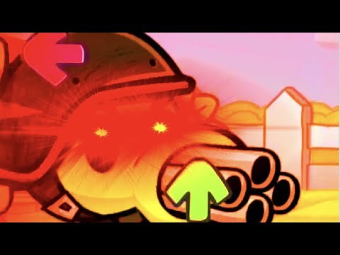 Bad Bash but Gatling Peashooter ate 100 Plant Food. | FNF Plants VS Rappers Mod HELL CHART