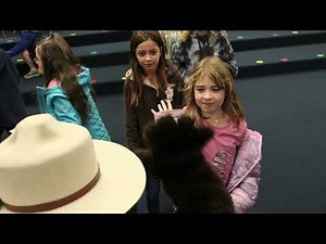Smokey Bear visits PES