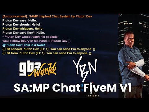 SA:MP Inspired Chat Style Script FiveM [QB/ESX]