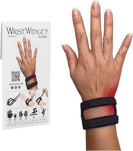 (Schwarz) Verstellbare Handgelenkstütze für TFCC-Risse, Einheitsgröße. Für linkes und rechtes Handgelenk, Unterstützung bei Belastung mit Gewicht, Übung