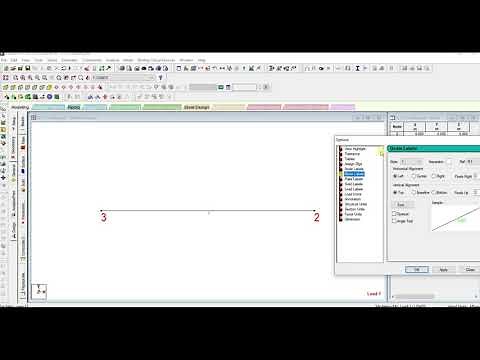 How to change font setting,Text Height in STAAD Pro