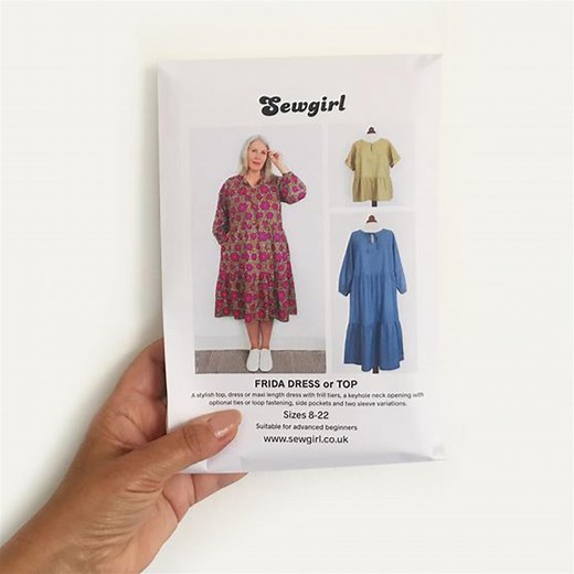 Frida Dress & Top Sewing Pattern by Sewgirl - Sizes 8-22