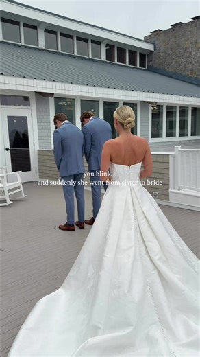 Sweetest Wedding First Look Moment 🥹🤍