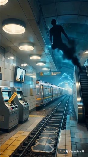 Haunted Metro Station at Midnight | Magic Horror Scene | Scary Shadow in Subway#MetroHorror