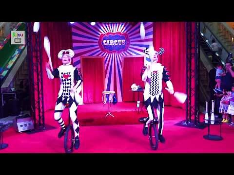 Circus Show - Princess Bubbles and Bicycle Clown