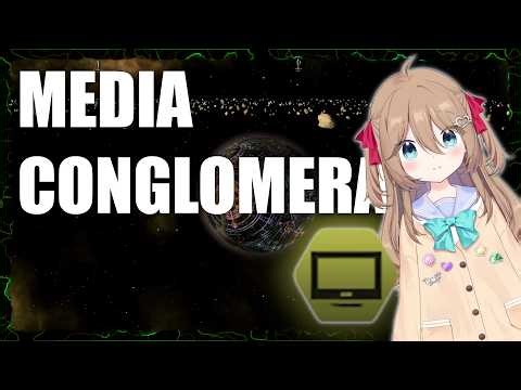 Stellaris Build - Best 4.3 Media Conglomerate Ecumenopolis Rush (ft. vtubers)