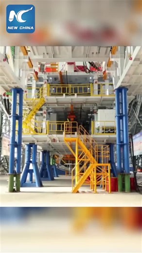 A large-diameter tunneling machine has been delivered in Nantong, east China's Jiangsu Province | China Xinhua Sci-Tech