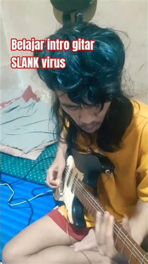 Belajar intro melodi gitar slank virus menggunakan Slide gitar glass #guitar #guitarcover #slank