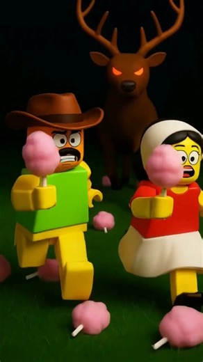 When We Tried to Escape the EVIL Deer in Roblox Forest 😱🦌